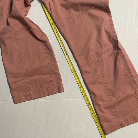 Y2K Vintage Wide Leg 100% Cotton Chino Mid-rise pink pants. Old Navy, size 16 - Picture 5 of 15